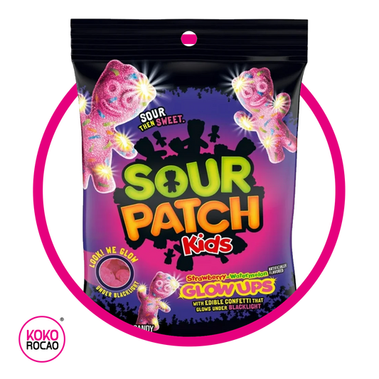 SOUR PATCH KIDS GLOW UPS GUMMY BOLSA 190GR