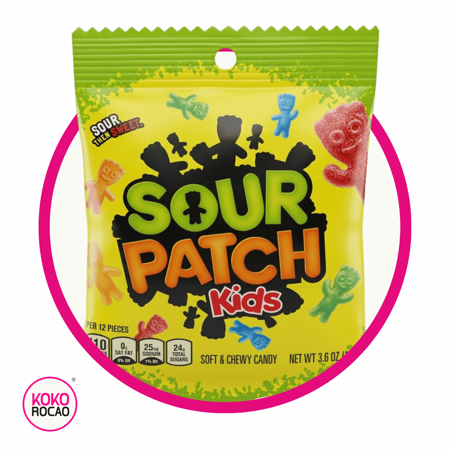 SOUR PATCH KIDS GUMMY BOLSA 102G