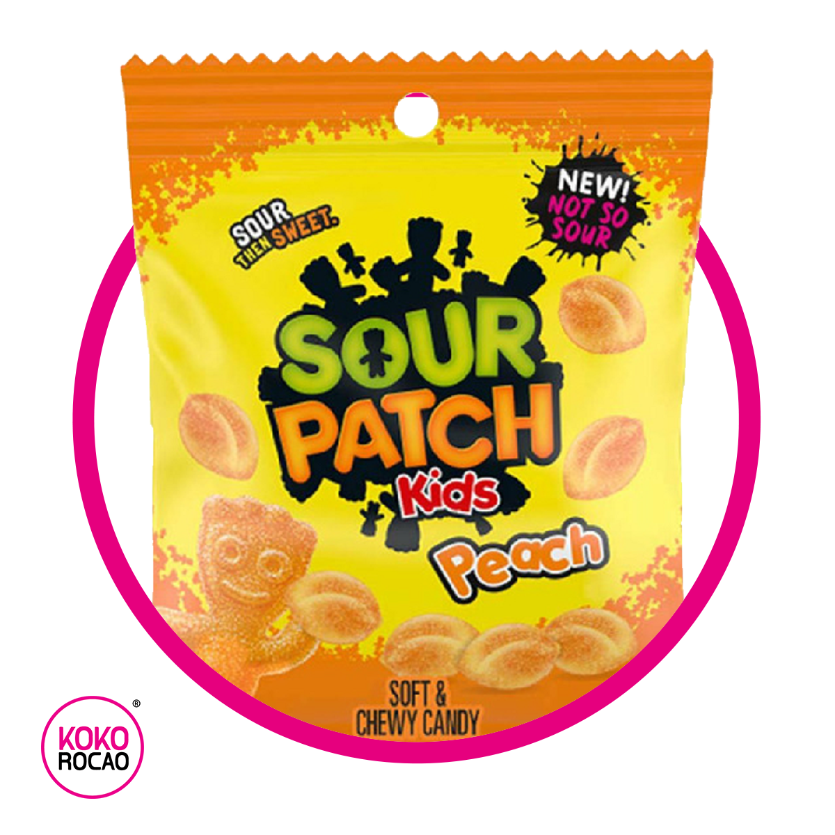 SOUR PATCH KIDS PEACH GUMMY BOLSA 101GR