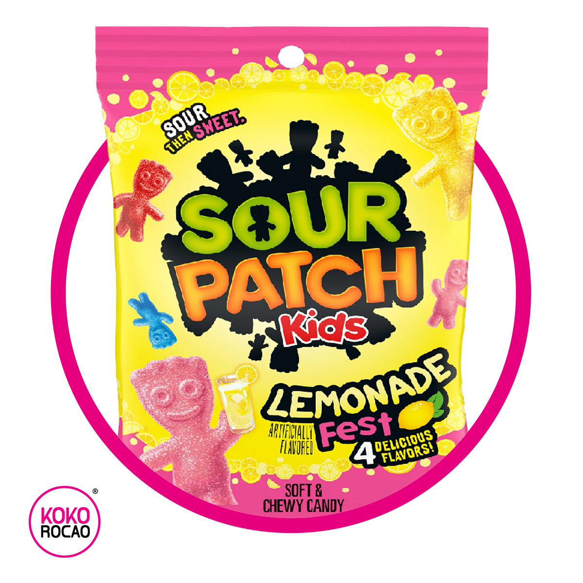 SOUR PATCH LEMONADE FEST GUMMY BOLSA 227G