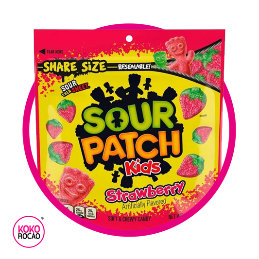 SOUR PATCH STRAWBERRY GUMMY BOLSA 340G