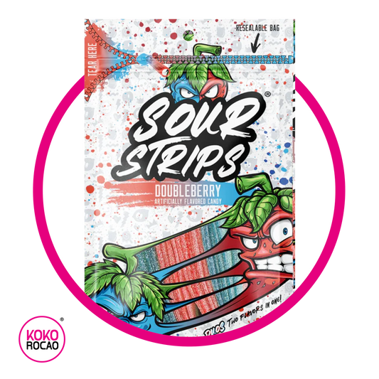 SOUR STRIPS DOUBLE BERRY GUMMY BOLSA 96GR