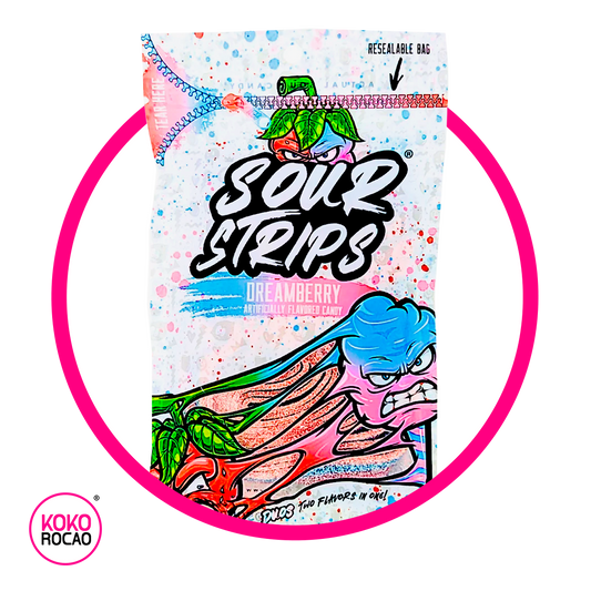 SOUR STRIPS DREAMBERRY GUMMY BOLSA 96GR