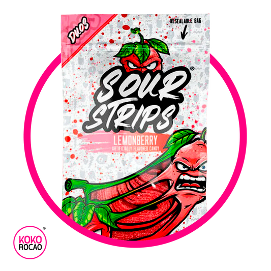 SOUR STRIPS LEMONBERRY GUMMY BOLSA 96GR