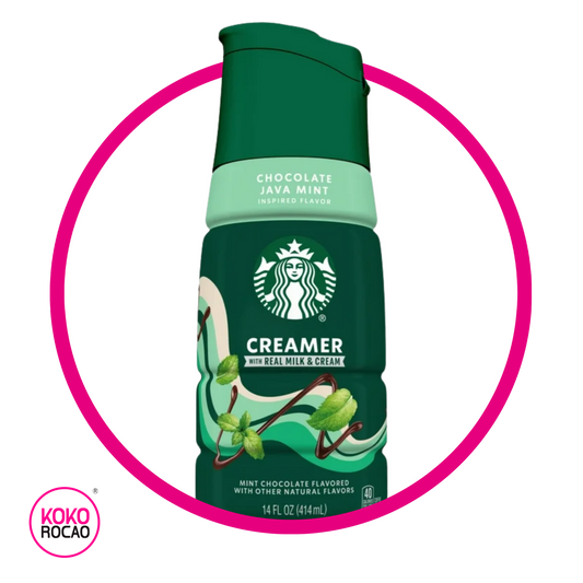 STARBUCKS CREAMER CHOCOLATE JAVA MINT MILK BOTELLA 414ML