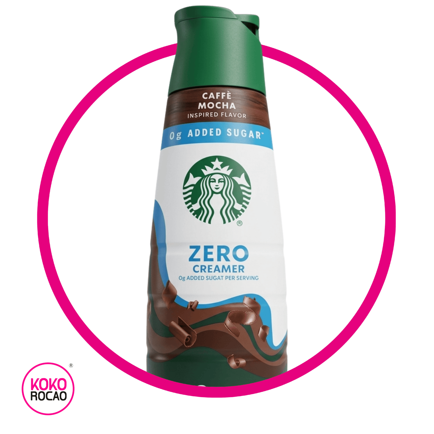 STARBUCKS CREAMER MOCHA ZERO SUGAR MILK BOTELLA 828 ML