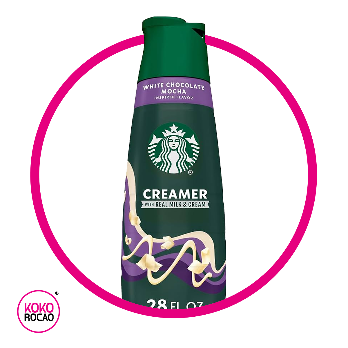STARBUCKS CREAMER WHITE CHOCOLATE BOTELLA 828 ML