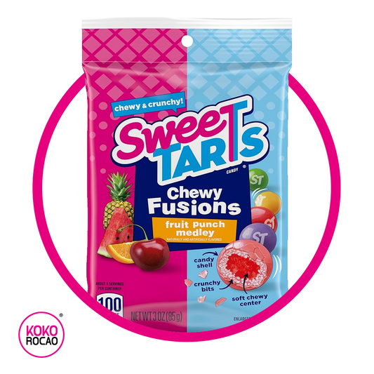 SWEETARTS CHEWY FUSIONS HARD CANDY BOLSA 85GR&