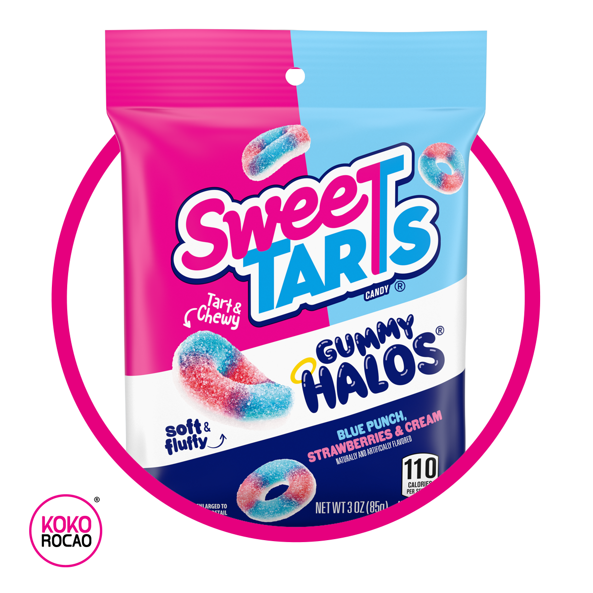 SWEETARTS HALOS GUMMY BOLSA 85GR