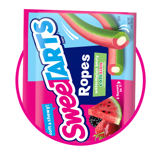 SWEETARTS ROPES COLLISION SOFT CANDY BOLSA 255G