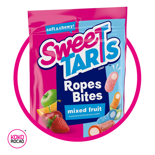 SWEETARTS ROPES BITES MIXED GUMMY BOLSA 227G $%M*