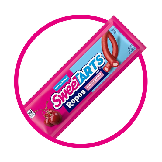 SWEETARTS ROPES CHERRY PUNCH SOFT CANDY BOLSA 51GR