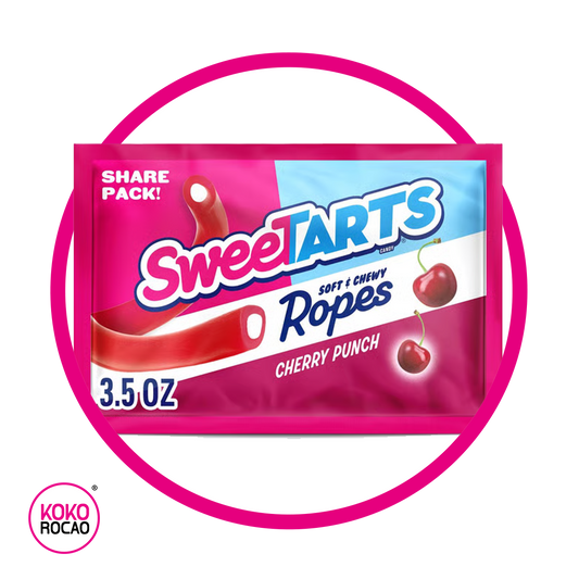 SWEETARTS ROPES CHERRY PUNCH SOFT CANDY BOLSA 99GR