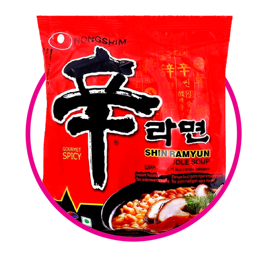 NONGSIM SHIN RAMYUN K-POP DEMON HUNTERS SPICY PASTE BOLSA 120G