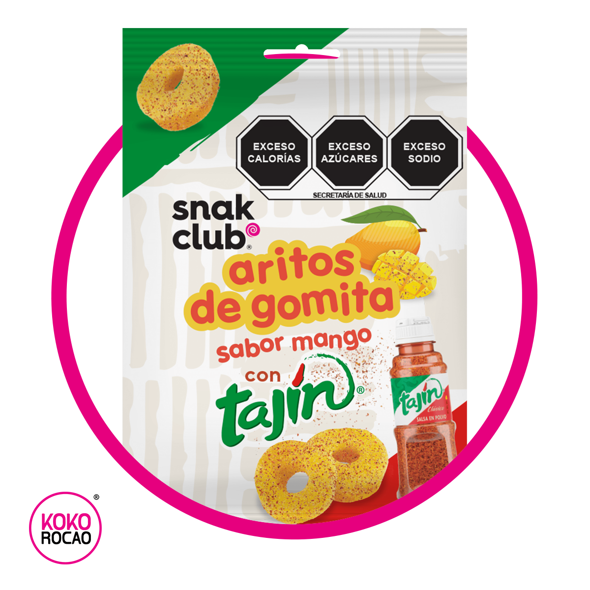 TAJIN HALOS MANGO GUMMY BOLSA 55 GR&