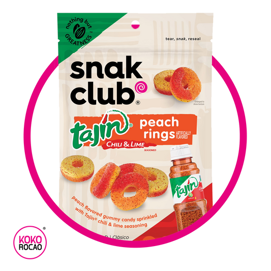 TAJIN HALOS PEACH GUMMY BOLSA 141 GR