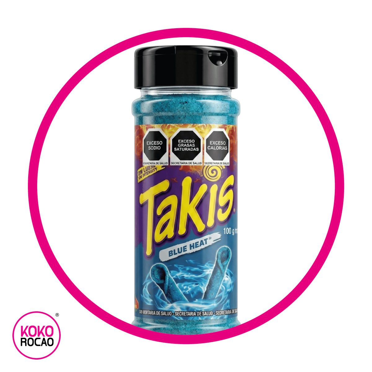 TAKIS POLVO BLUE HEAT BOTE&