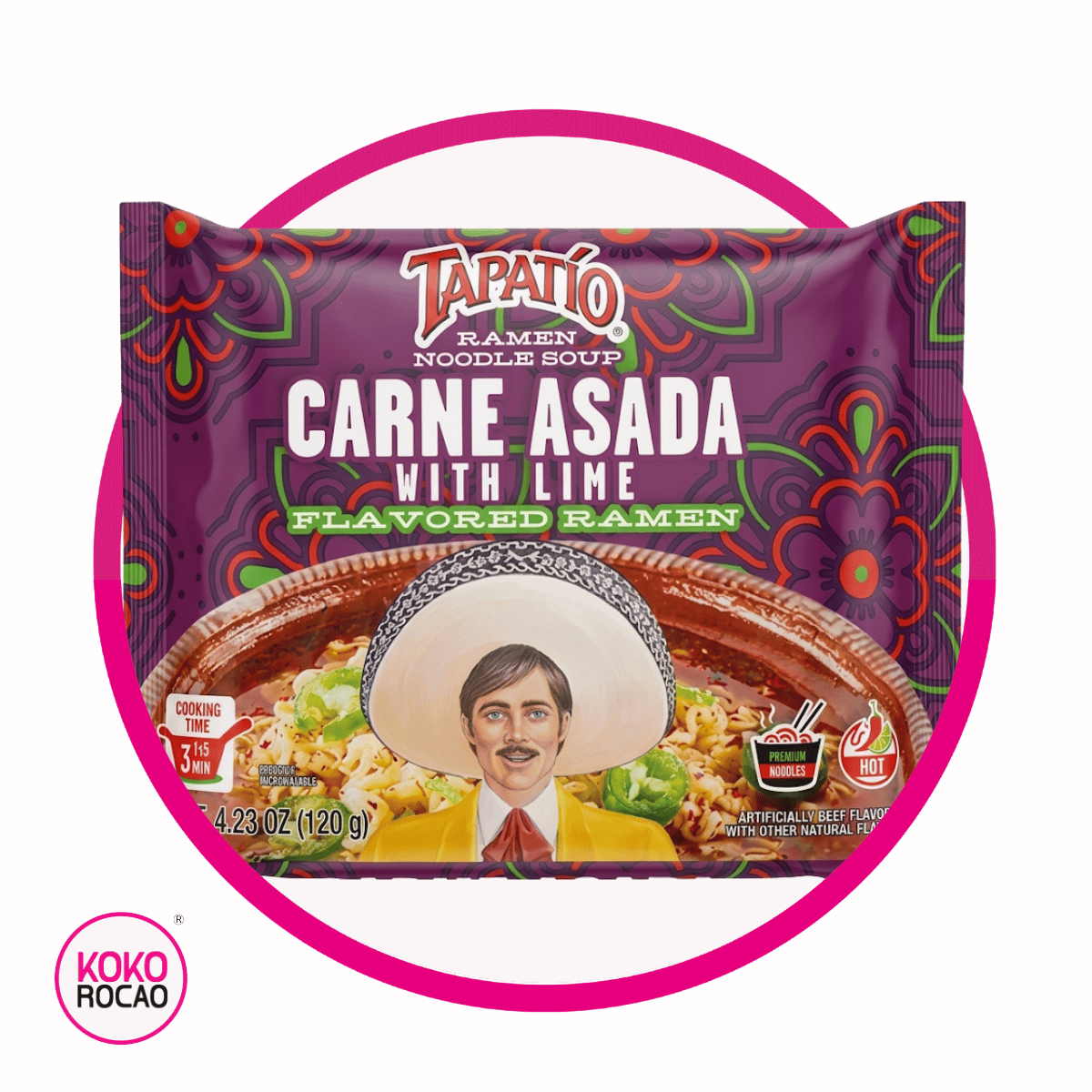 TAPATIO CARNE ASADA  PASTE BOLSA 120GR
