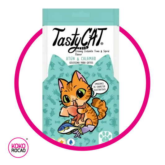 TASTY CAT ATUN Y CALAMAR BOLSA 60 GR