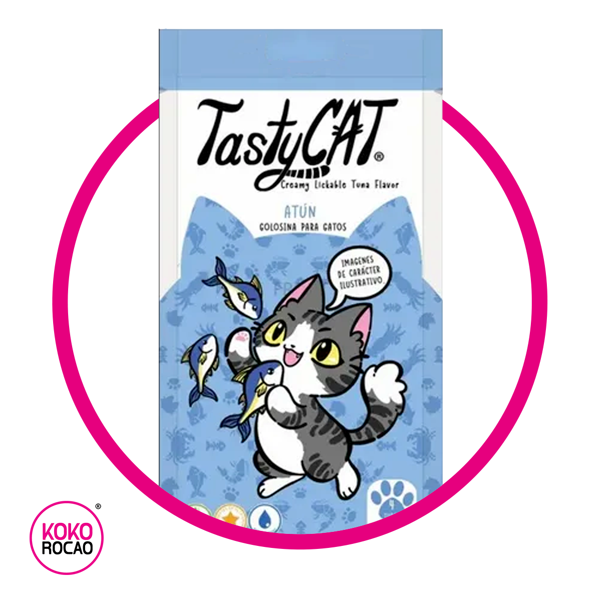 TASTY CAT GOLOCINA PARA GATOS ATUN BOLSA 60 GR