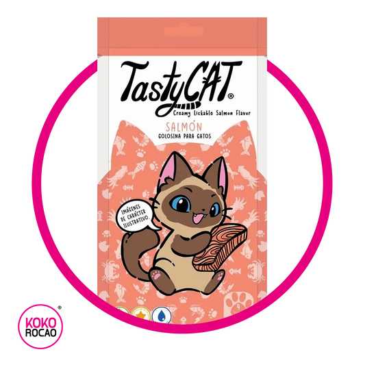 TASTY CAT GOLOCINA PARA GATOS SALMON BOLSA 60 GR