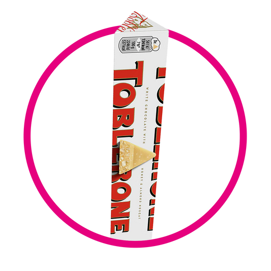 TOBLERONE WHITE CHOCOLATE 100 GR