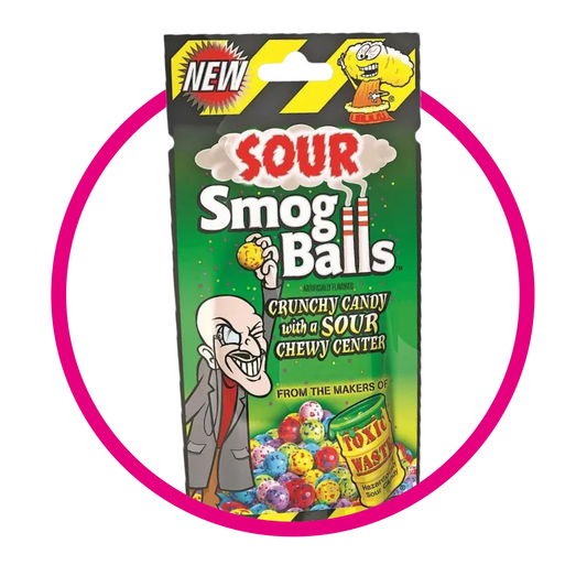 TOXIC WASTE SMOG BALLS HARD CANDY BOLSA 85G
