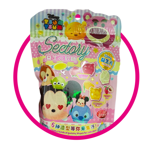 TSUM TSUM PINK GUMMY BOLSA 60 GR