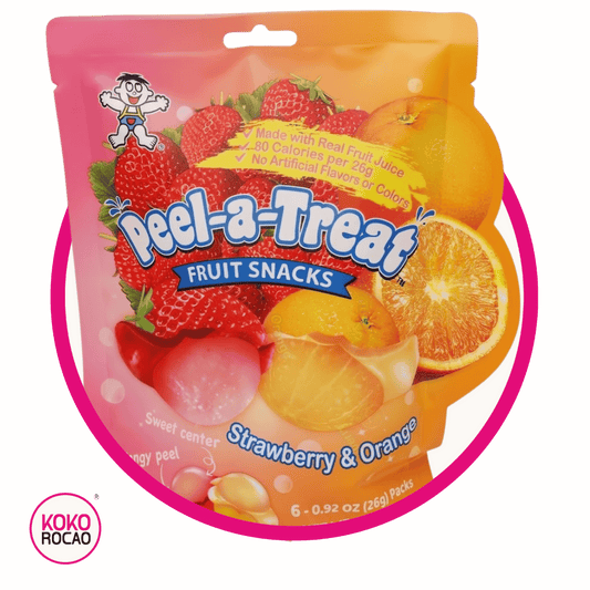 WANT-WANT PEEL-A-TREAT FRESA Y NARANJA 156GR