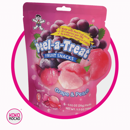 WANT-WANT PEEL-A-TREAT UVA Y DURAZNO 156GR