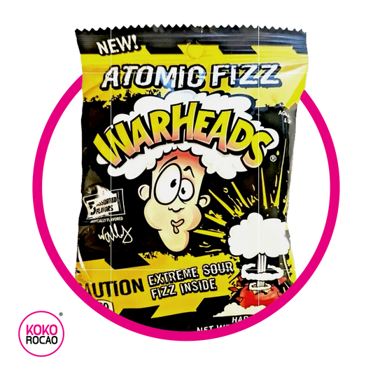 WARHEADS ATOMIC FIZZ HARD CANDY BOLSA 56GR