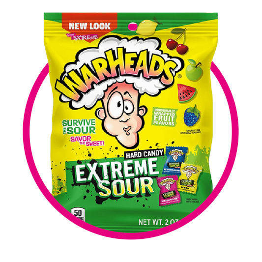WARHEADS BATTLE OF THE FLAVORS HARD CANDY BOLSA 70GR