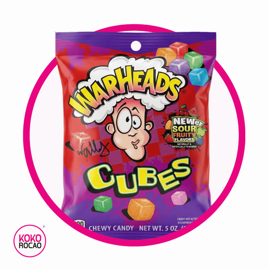 WARHEADS CUBES GUMMY BOLSA 124GR