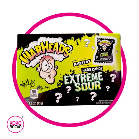 WARHEADS MYSTERY HARD CANDY CAJA 42GR