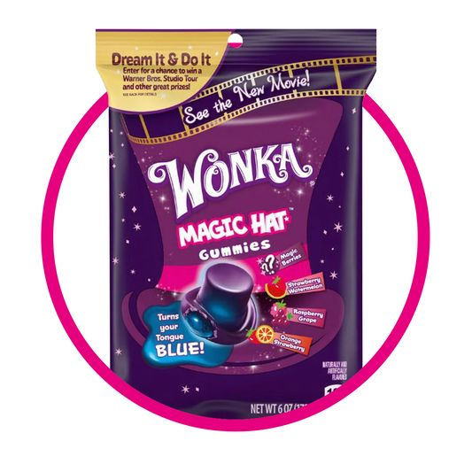 WONKA MAGIC HAT GUMMY BOLSA 170GR