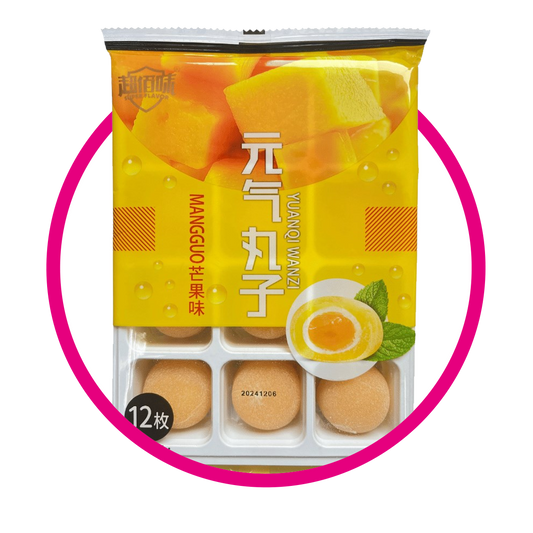 YUANQI WANZI MOCHI PREMIUM MANGO CUPCAKE BOLSA 180 GR