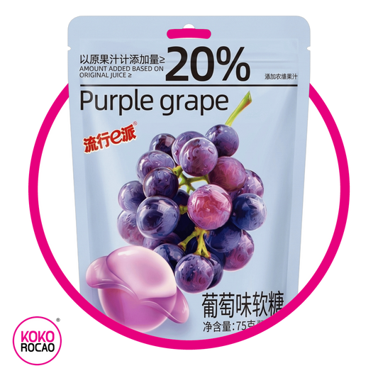 ePIE GRAPE GUMMY BOLSA 75GR