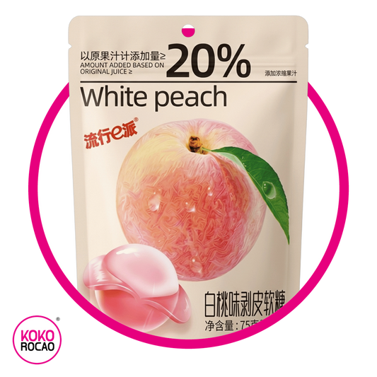 ePIE WHITE PEACH GUMMY BOLSA 75GR