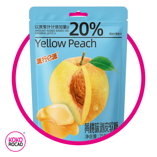 ePIE YELLOW PEACH GUMMY BOLSA 75GR