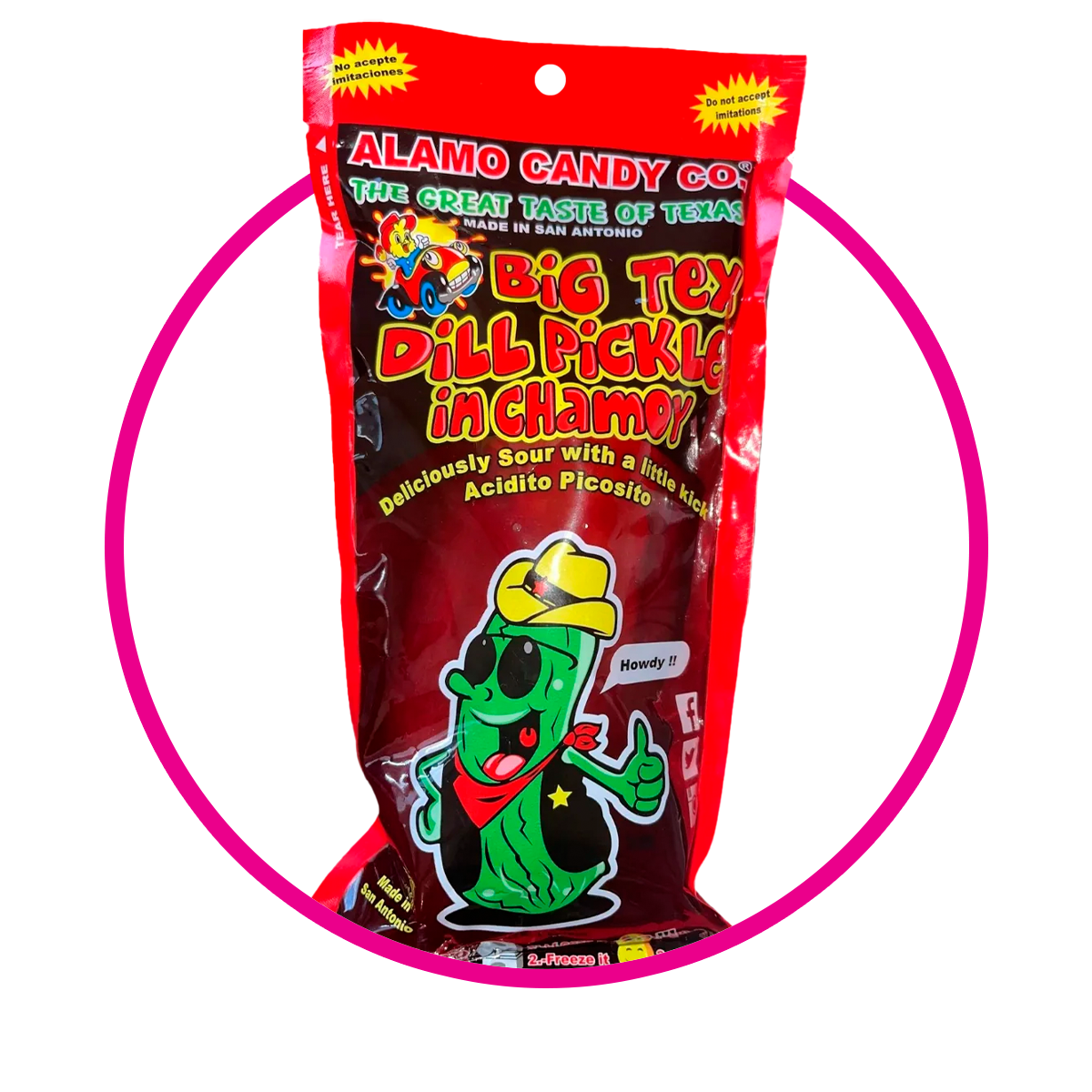 ALAMO BIG TEX CHAMOY PICKLE BOLSA 140G
